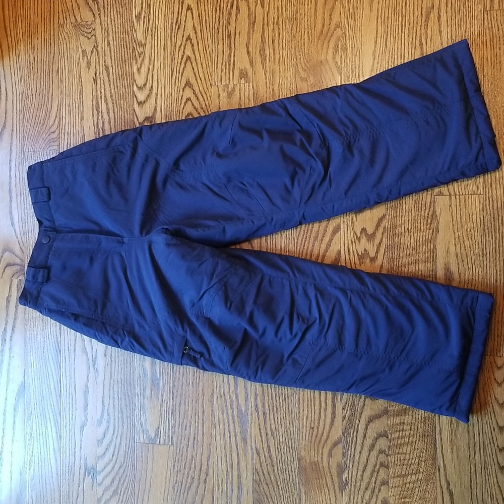 EUC Kids size 10 Llbean snowpants navy blue